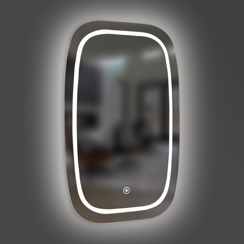 Miroir LED Rectangulaire Elliptique Design – Modèle New Art One